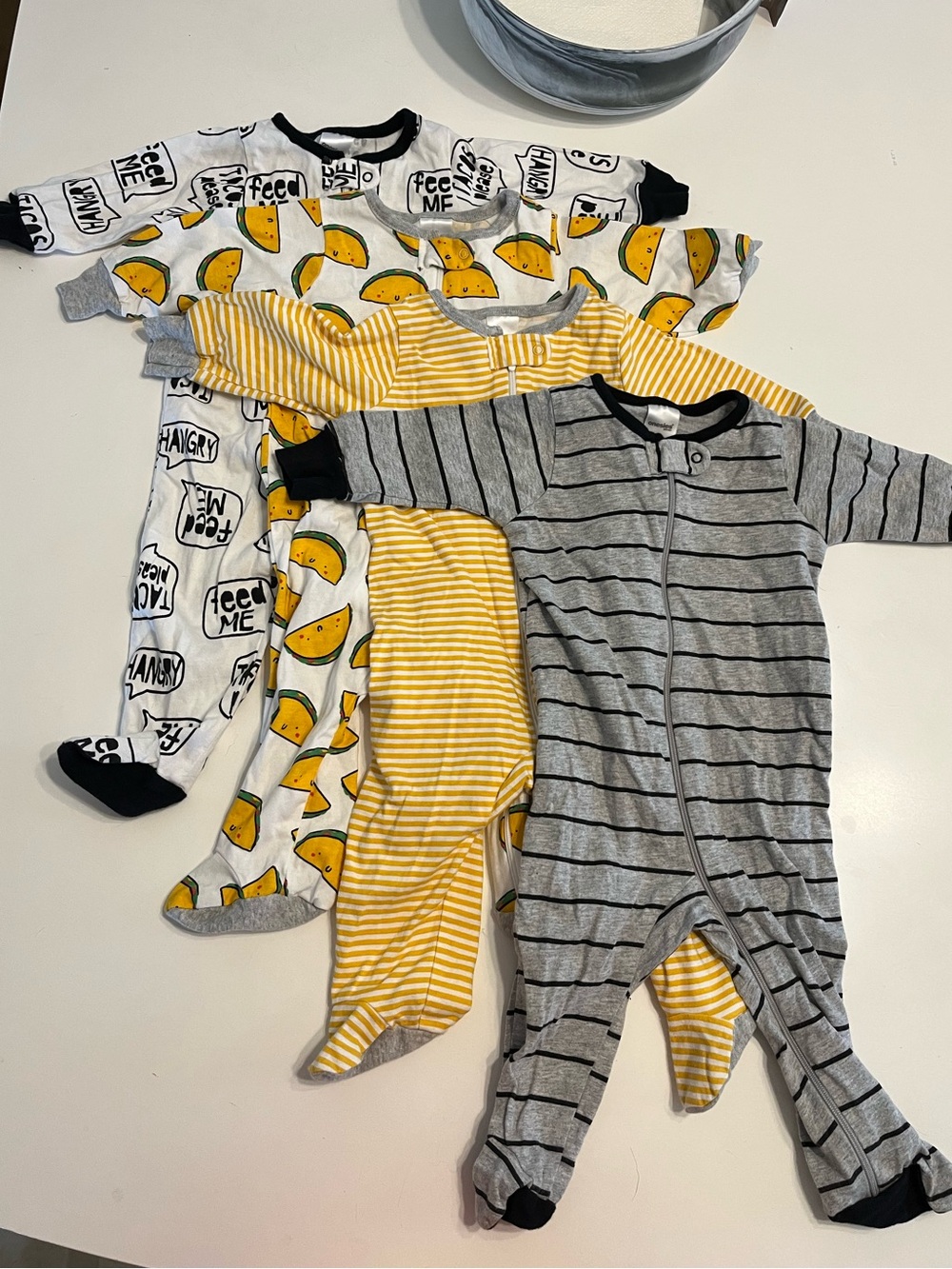 4pc footed pajama set